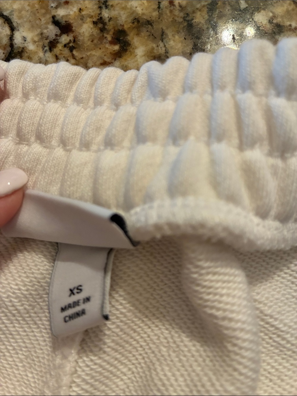 Parke White Wide-Leg Women's Sweatpants - Picture 5 of 5